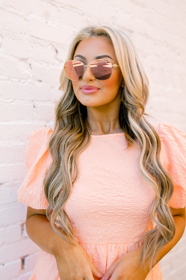 Lea Sunglasses - Gold / Pink