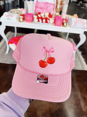 Cherry Hat - Pink