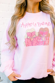 Apple & Lo Gals Sweatshirt - Pink